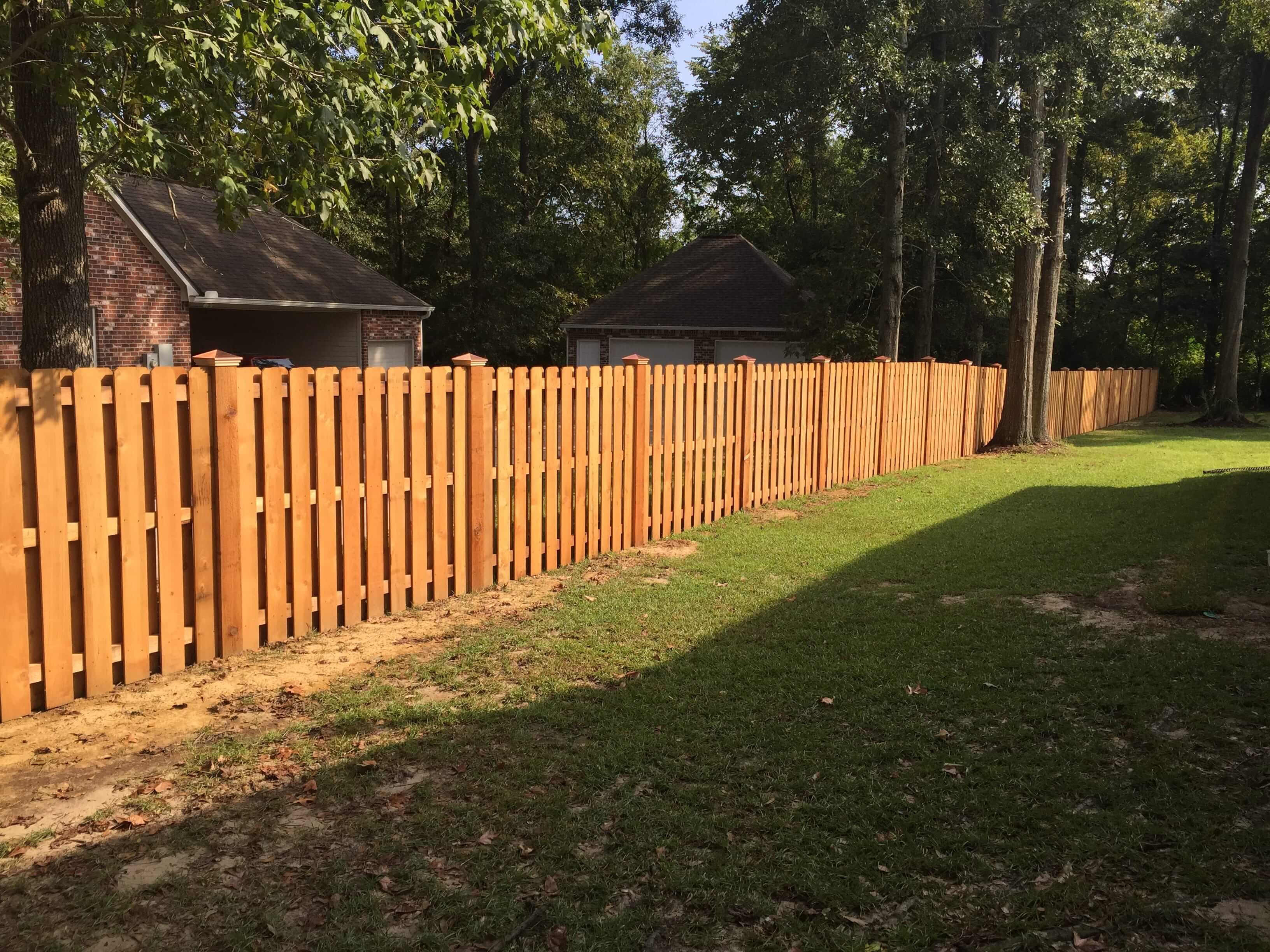 Custom 6' 100% Cedar  Shadow Box Fence